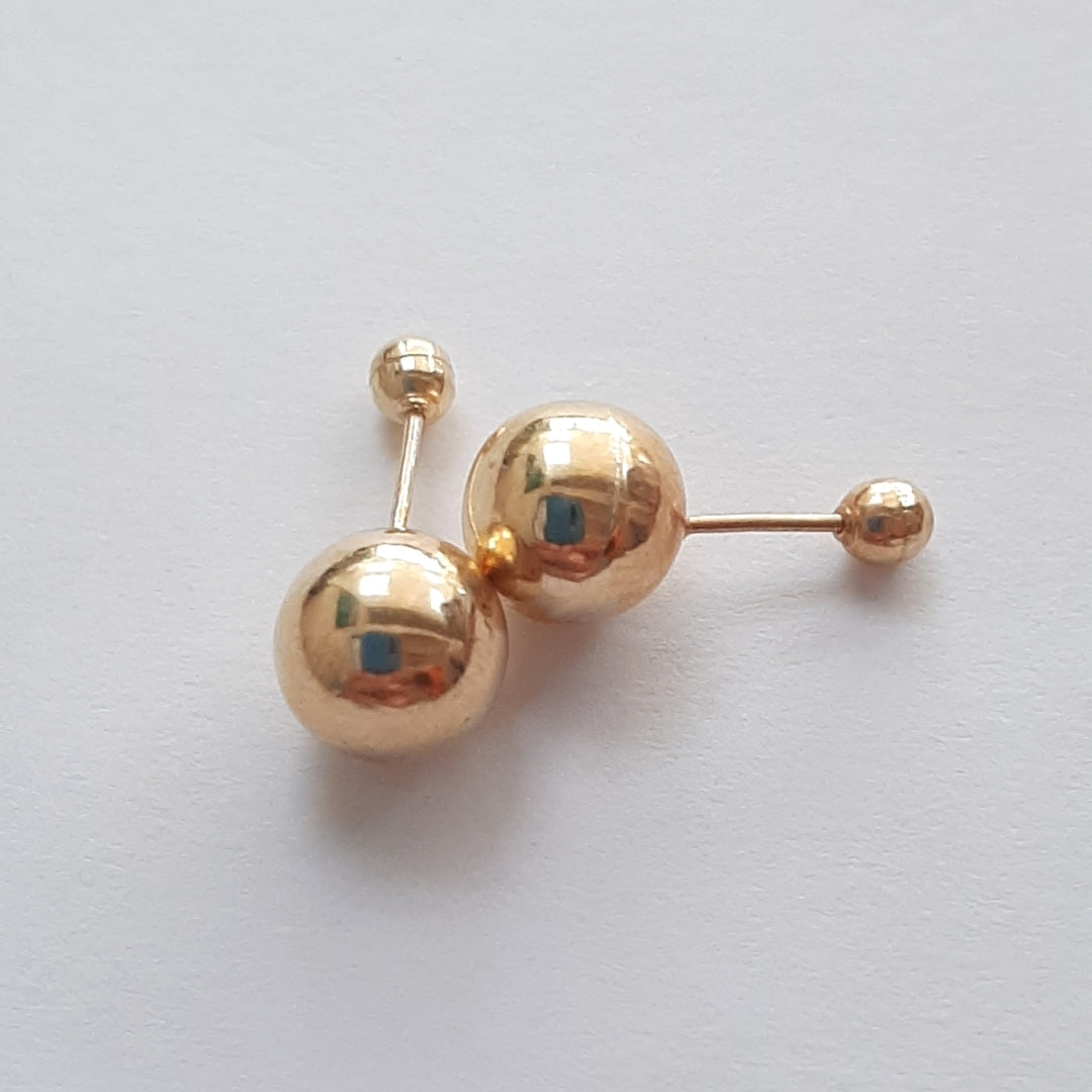 BROQUELES PAR ORO 14 K 0.4 GRMS (SEMINUEVO)