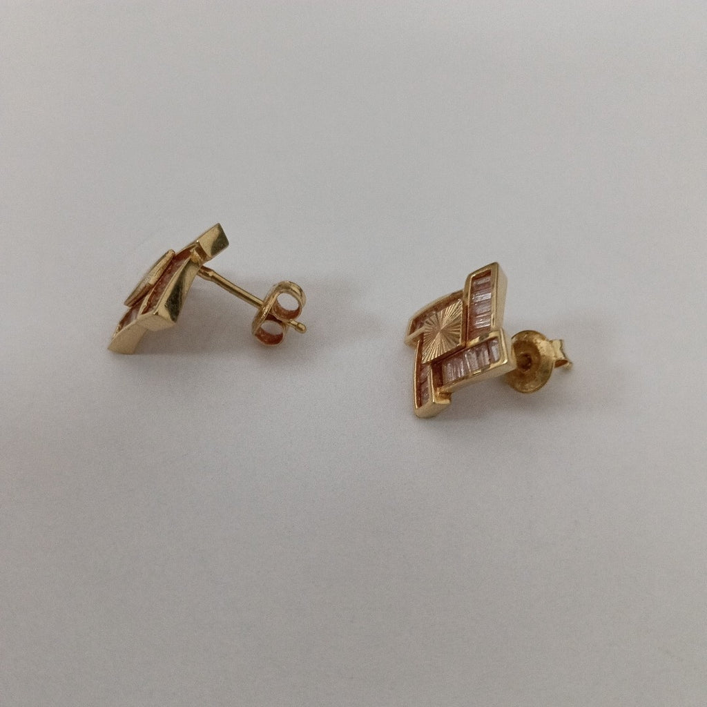 ARETES PAR ORO 14 K 3.3 GRMS (SEMINUEVO)