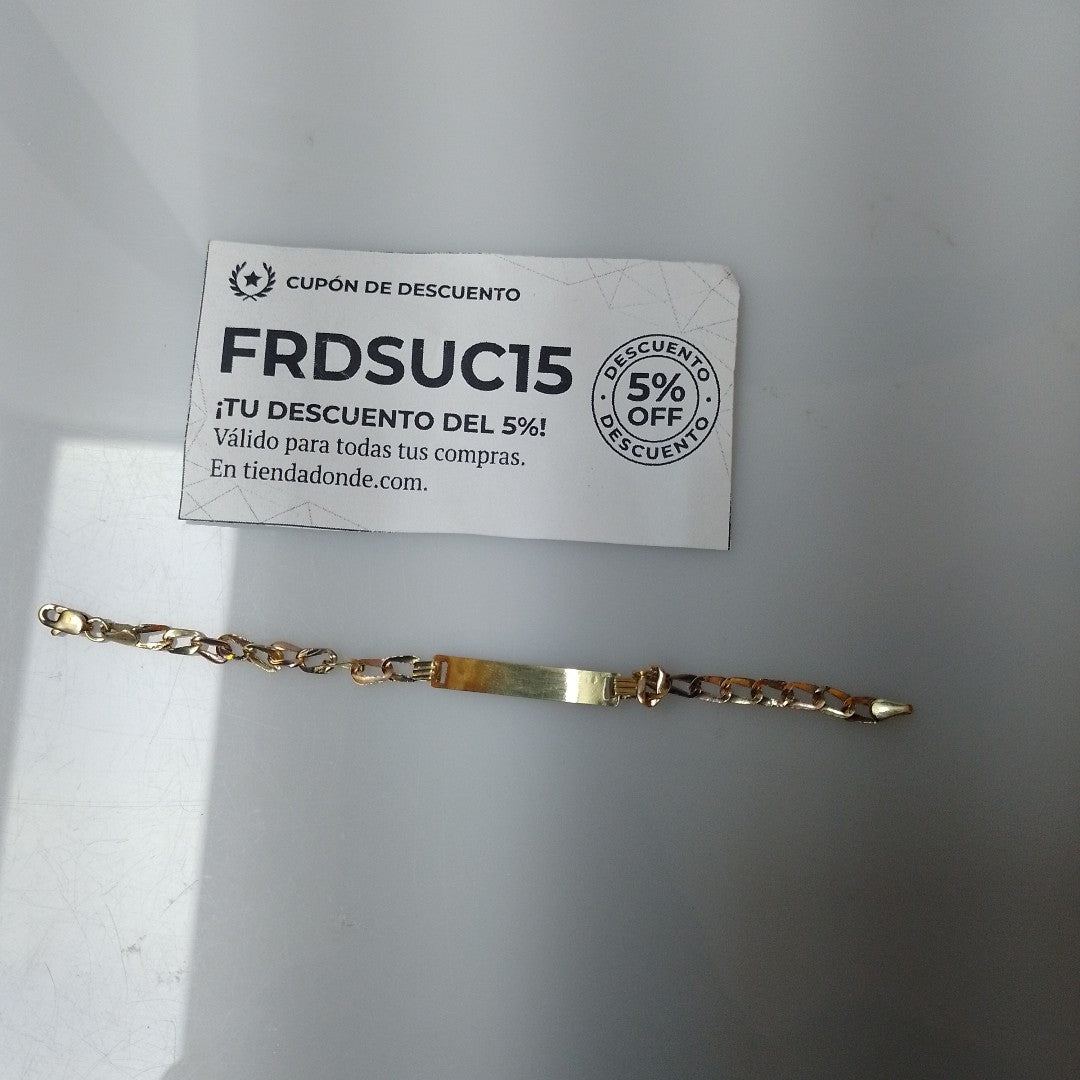 ESCLAVA ORO, ORO COMBINADO 10 K 2.4 GRMS (SEMINUEVO)