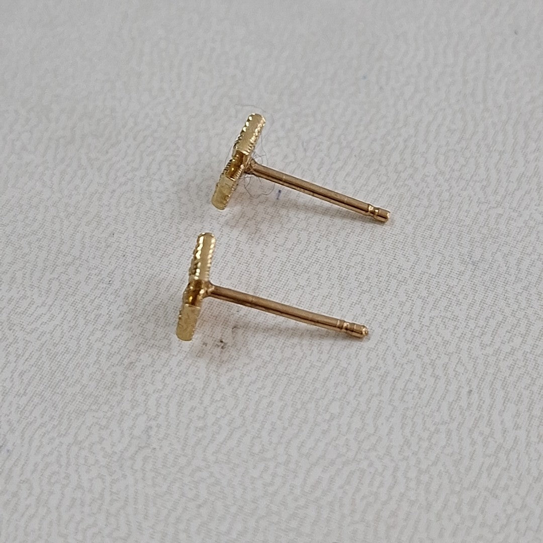 ARETES PAR ORO 10 K 0.6 GRMS (SEMINUEVO)