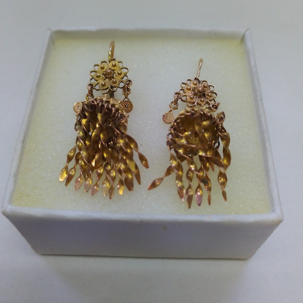 ARETES PAR ORO 8 K 5,20 GRMS (SEMINUEVO)