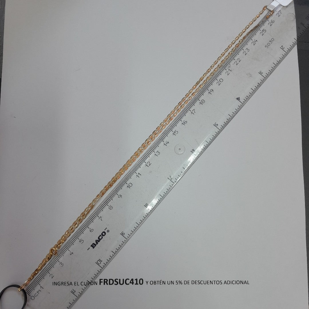 CADENA ORO 10 K 3.2 GRMS (SEMINUEVO)