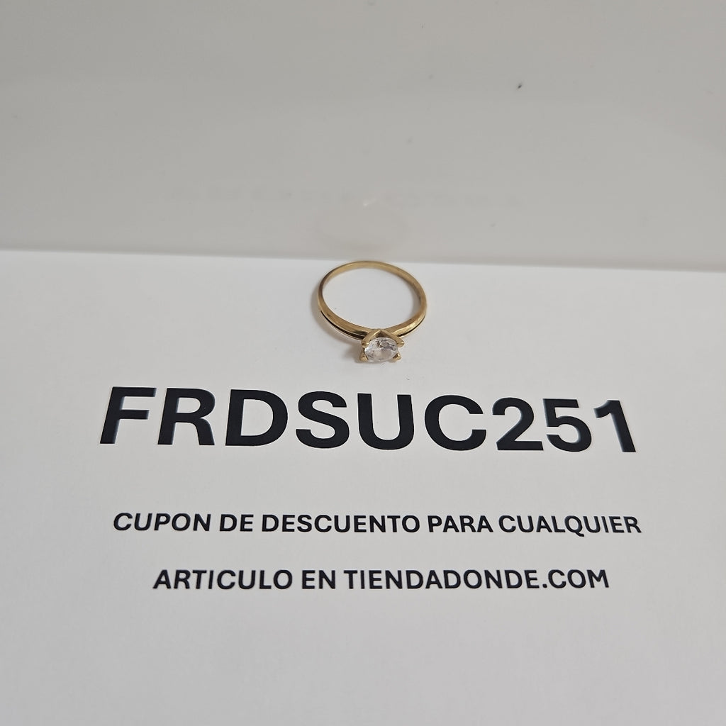 SOLITARIO ORO 10 K 1.9 GRMS (SEMINUEVO)
