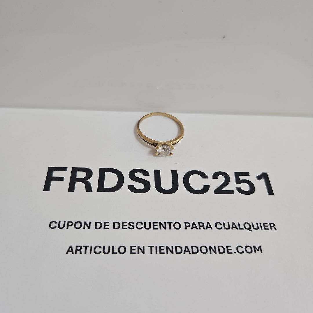 SOLITARIO ORO 10 K 1.9 GRMS (SEMINUEVO)