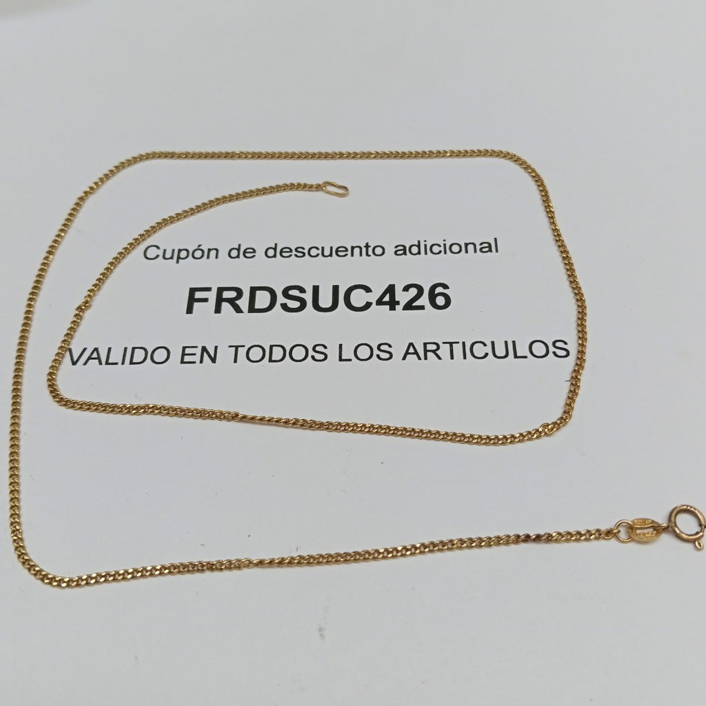 CADENA ORO 14 K 2.9 GRMS (SEMINUEVO)