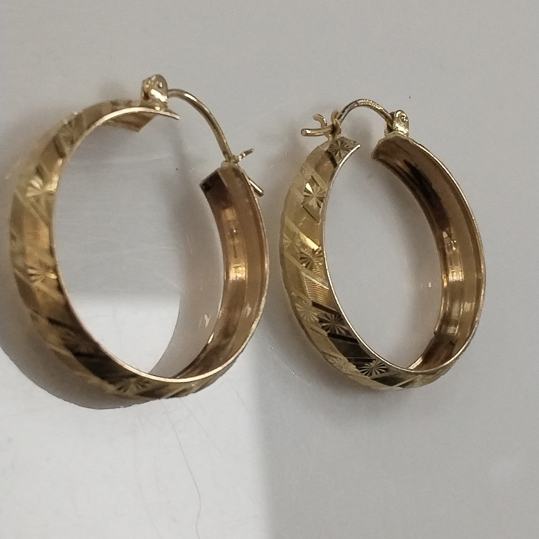 ARRACADAS PAR ORO 10 K 3,30 GRMS (SEMINUEVO)