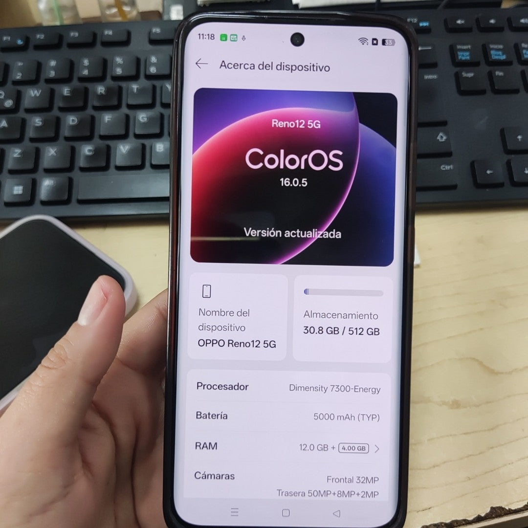CELULAR OPPO RENO12 5G CPH2625 (2024) 512 GB 12 GB RAM (SEMINUEVO)