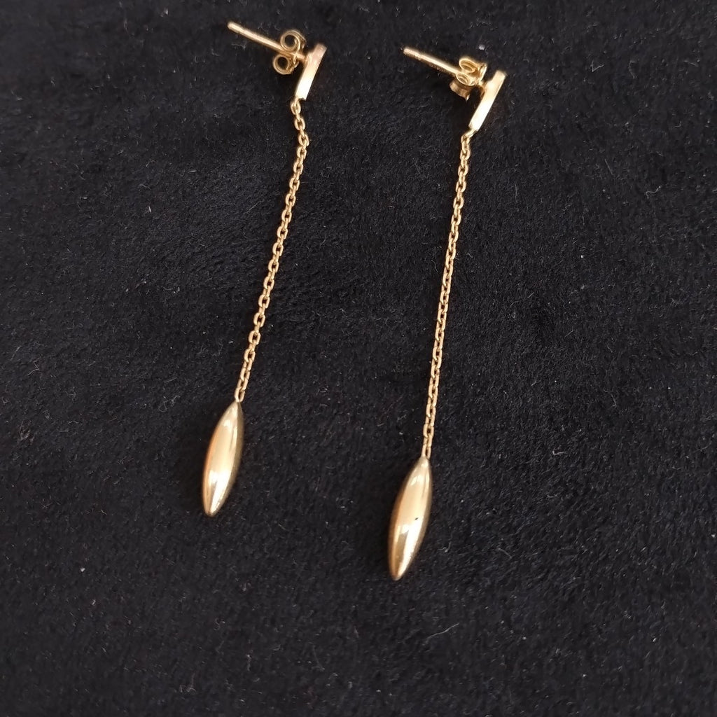 ARETES PAR ORO 10 K 1.7 GRMS (SEMINUEVO)