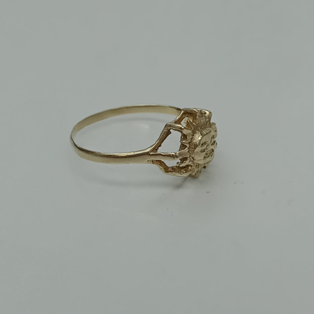 ANILLO ORO 10 K 1,10 GRMS (SEMINUEVO)
