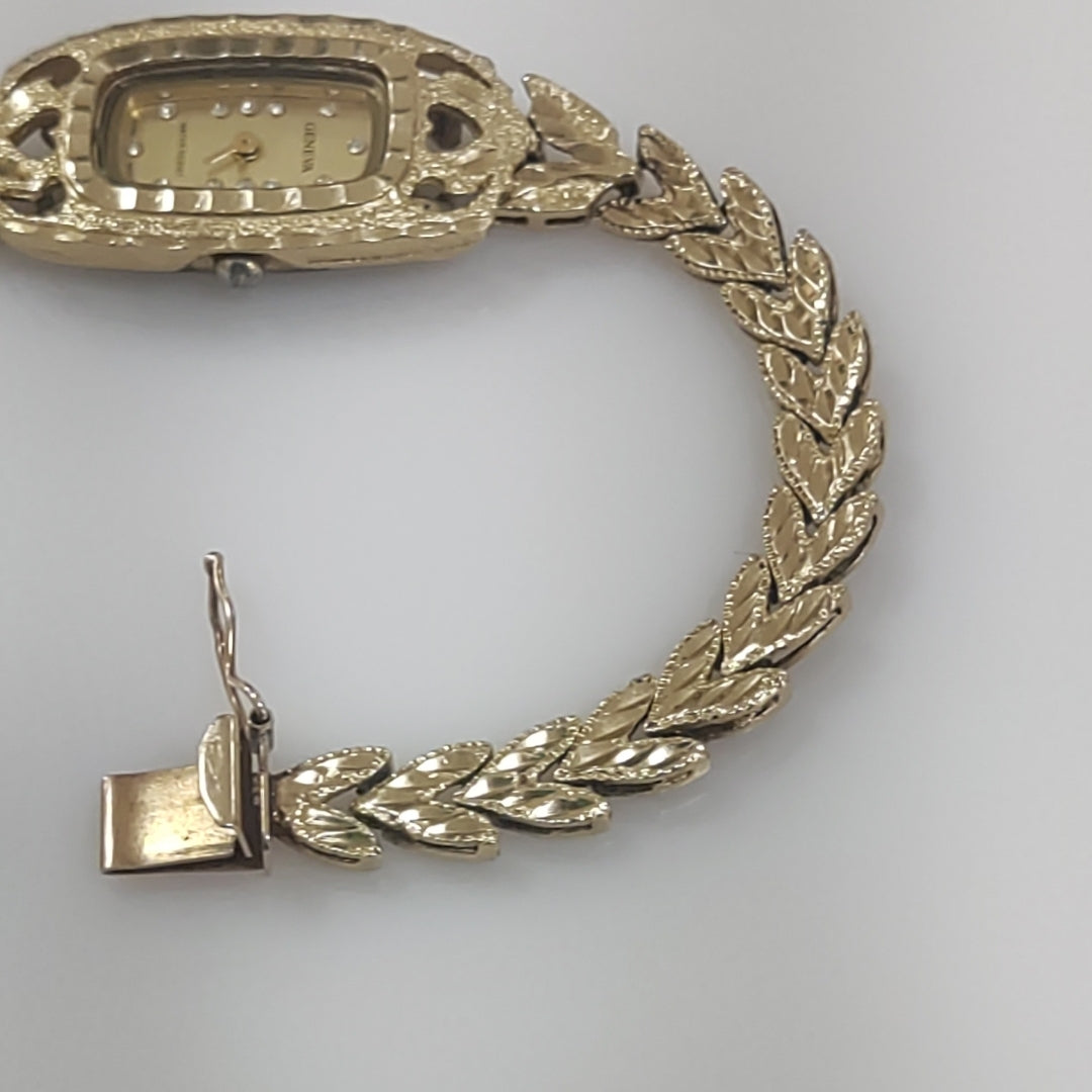 RELOJ CAJA ACERO PULSO ORO ORO 14 K 22 GRMS (SEMINUEVO)