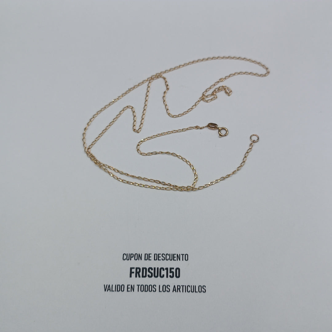 CADENA ORO 14 K 2.6 GRMS (SEMINUEVO)