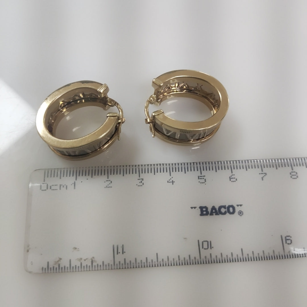 ARRACADAS PAR ORO 14 K 10.1 GRMS (SEMINUEVO)