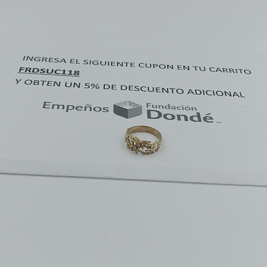 ANILLO ORO 10 K 1.9 GRMS (SEMINUEVO)