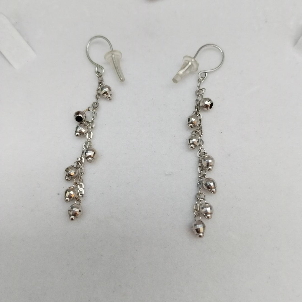 ARETES PAR ORO BLANCO 14 K 2,80 GRMS (SEMINUEVO)