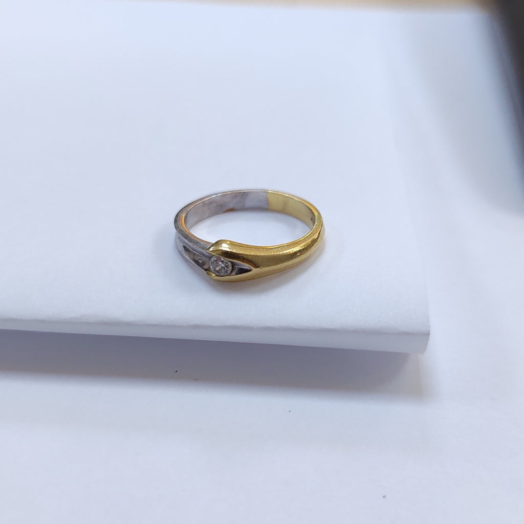 ANILLITO ORO BLANCO 14 K 3,80 GRMS (SEMINUEVO)