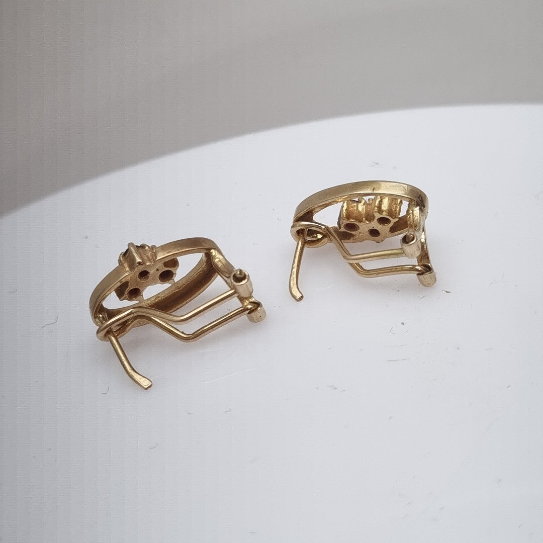 ARETES PAR ORO 14 K 3 GRMS (SEMINUEVO)