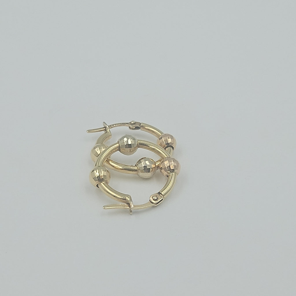 ARRACADAS PAR ORO 14 K 2,70 GRMS (SEMINUEVO)