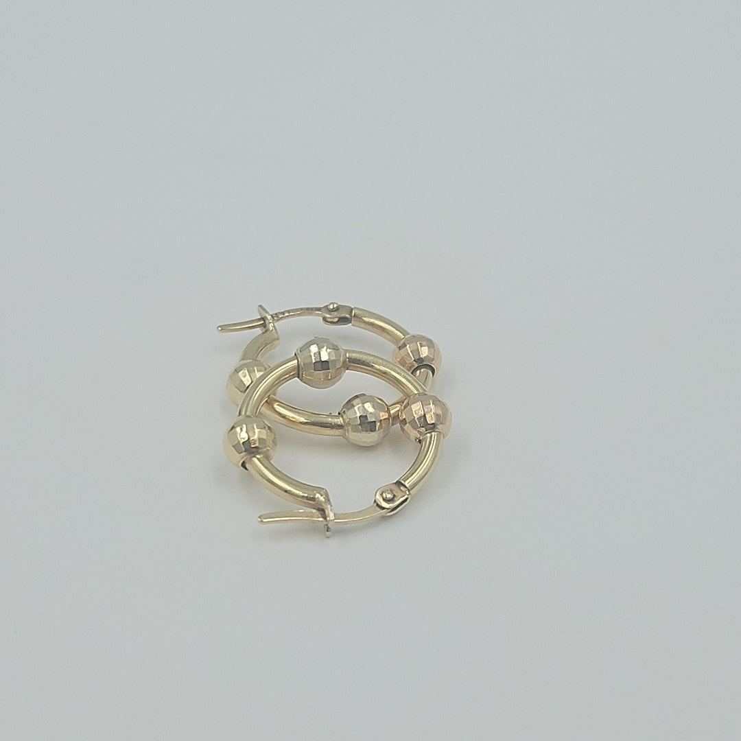 ARRACADAS PAR ORO 14 K 2,70 GRMS (SEMINUEVO)