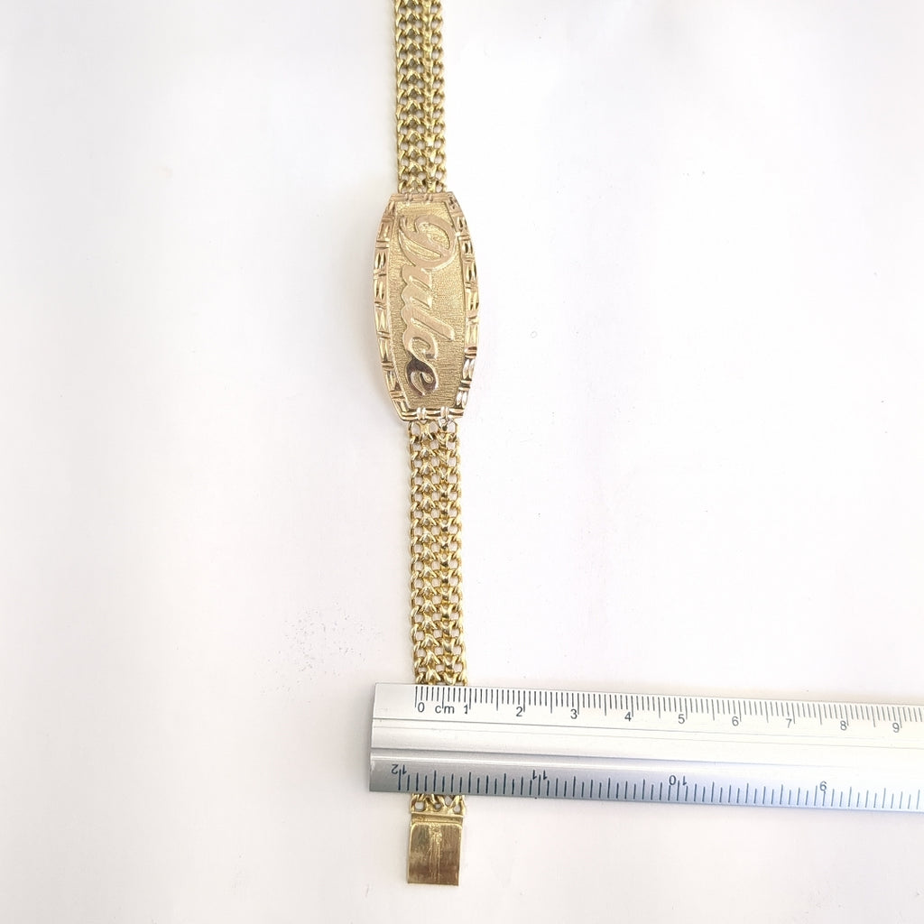 ESCLAVA ORO 10 K 19.7 GRMS (SEMINUEVO)