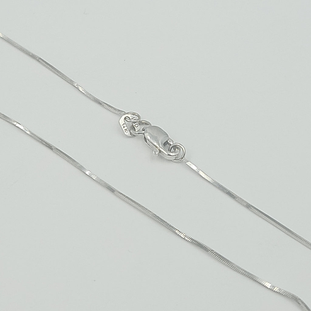 GARGANTILLA ORO BLANCO 14 K 3,70 GRMS (SEMINUEVO)