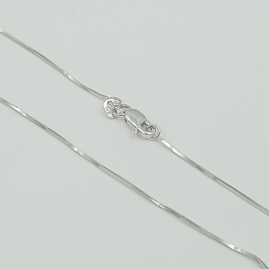 GARGANTILLA ORO BLANCO 14 K 3,70 GRMS (SEMINUEVO)
