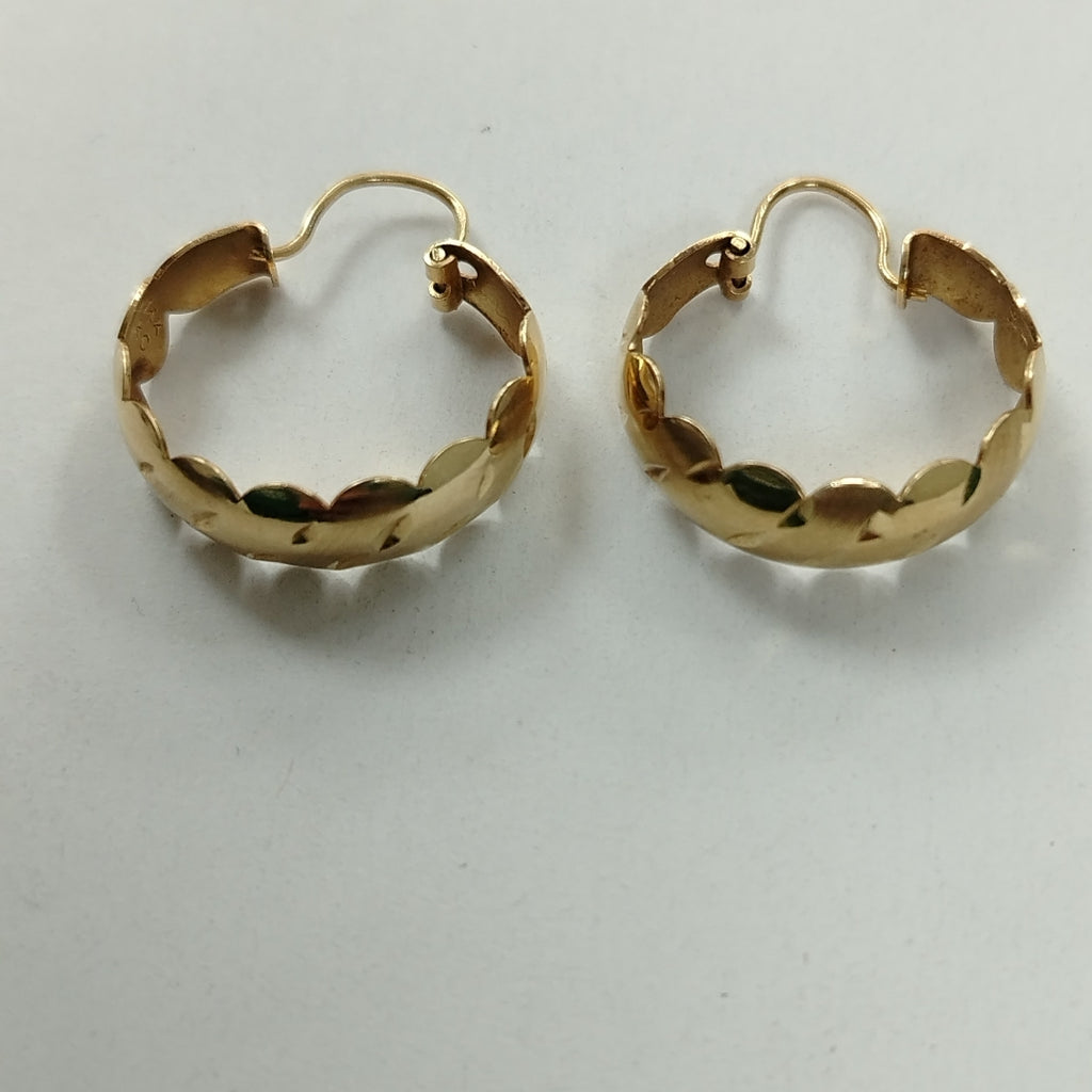 ARRACADAS PAR ORO 14 K 3.2 GRMS (SEMINUEVO)