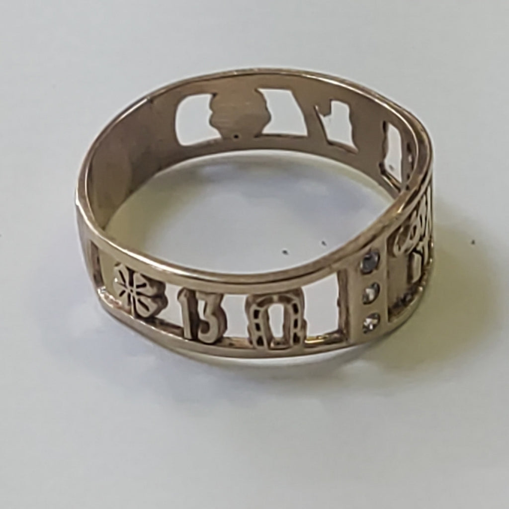 ARGOLLA ORO 10 K 3.7 GRMS (SEMINUEVO)