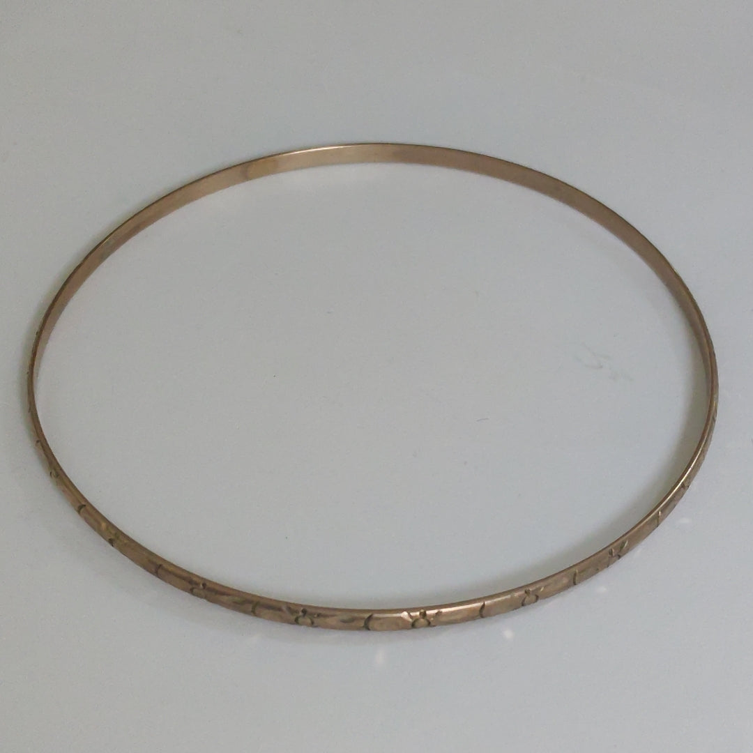 PULSERA RIGIDA ORO 10 K 4.2 GRMS (SEMINUEVO)