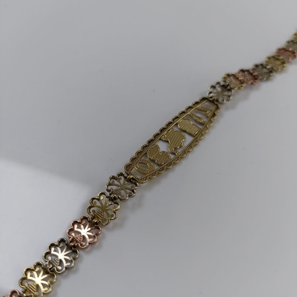 ESCLAVA,PULSERA ORO 10 K 7,10 GRMS (SEMINUEVO)
