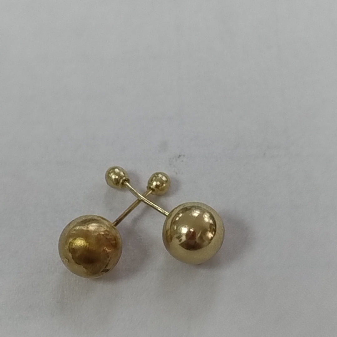 BROQUELES PAR ORO 14 K 0.4 GRMS (SEMINUEVO)