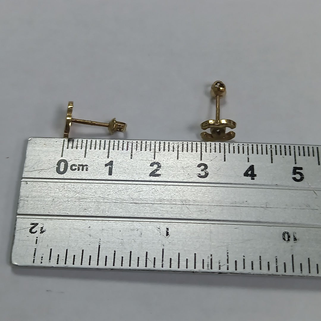BROQUELES PAR ORO 14 K 1.4 GRMS (SEMINUEVO)