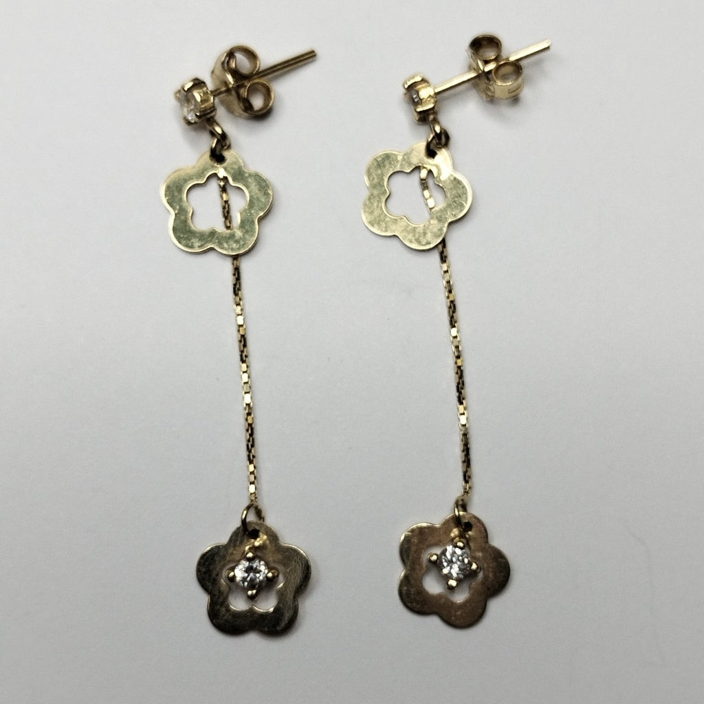 ARETES PAR ORO 14 K 2 GRMS (SEMINUEVO)