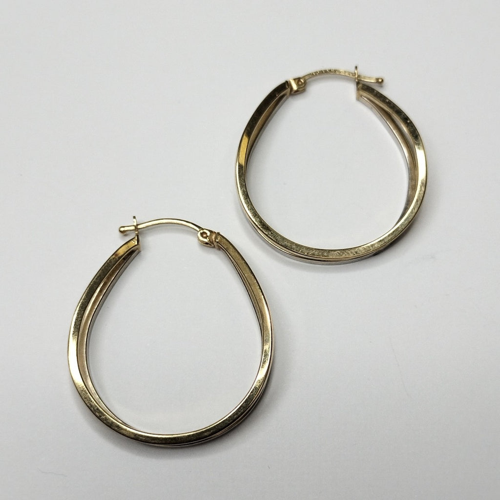 ARRACADAS PAR ORO 14 K 3.5 GRMS (SEMINUEVO)