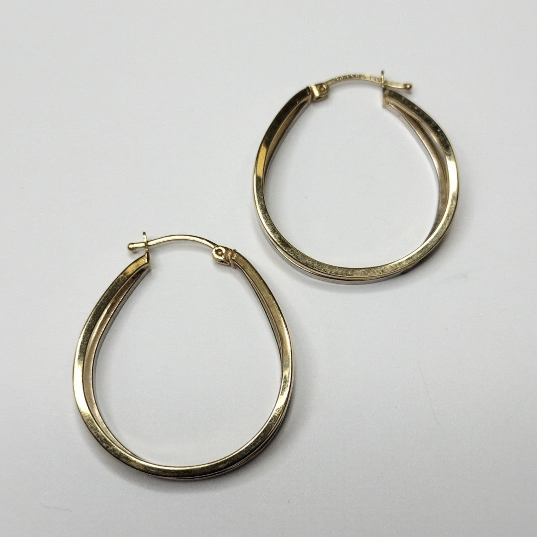 ARRACADAS PAR ORO 14 K 3.5 GRMS (SEMINUEVO)