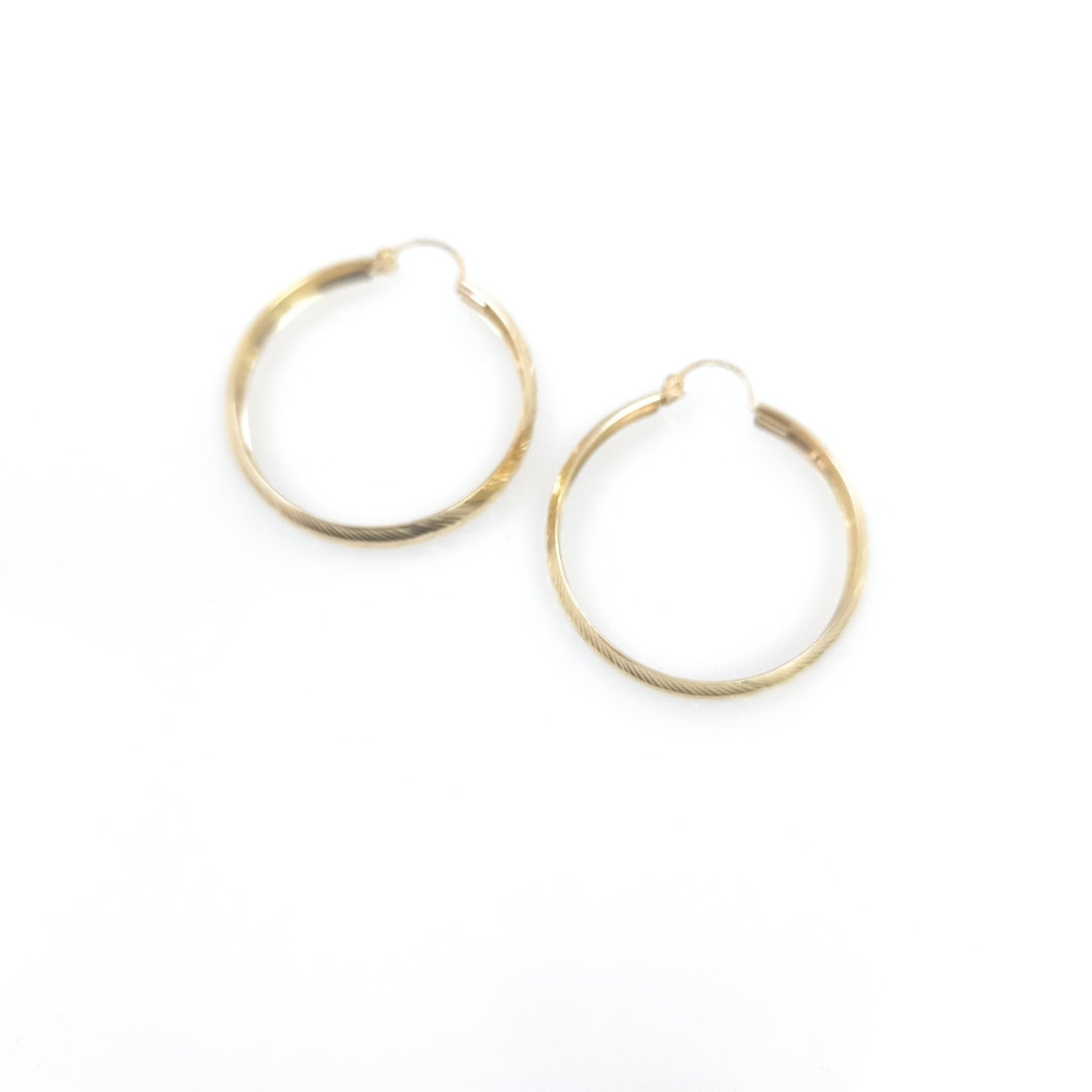 ARRACADAS PAR ORO 10 K 3.9 GRMS (SEMINUEVO)