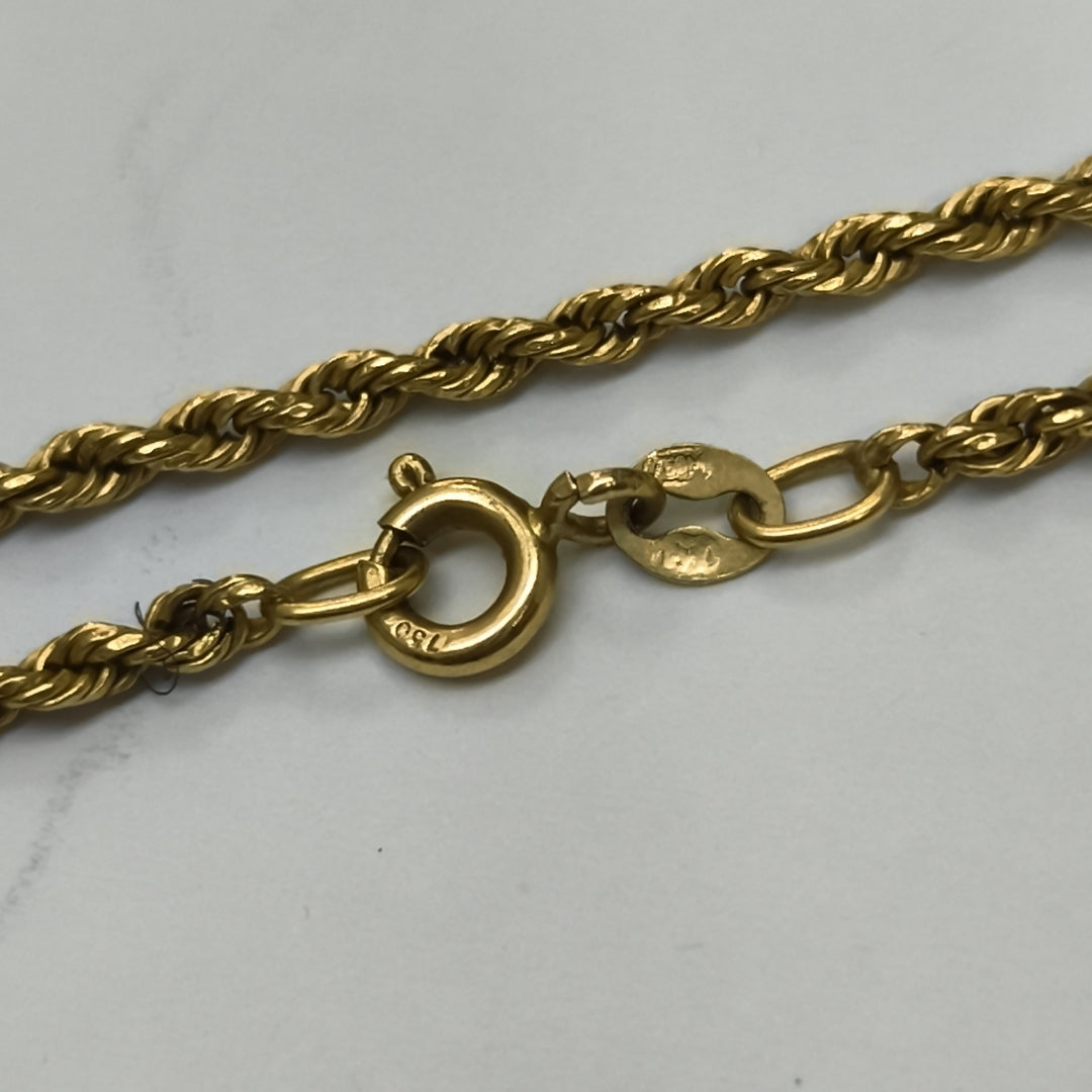 CADENA ORO 18 K 2.3 GRMS (SEMINUEVO)