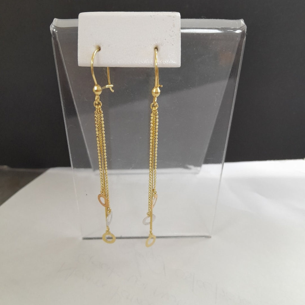ARETES PAR ORO 14 K 2.1 GRMS (SEMINUEVO)