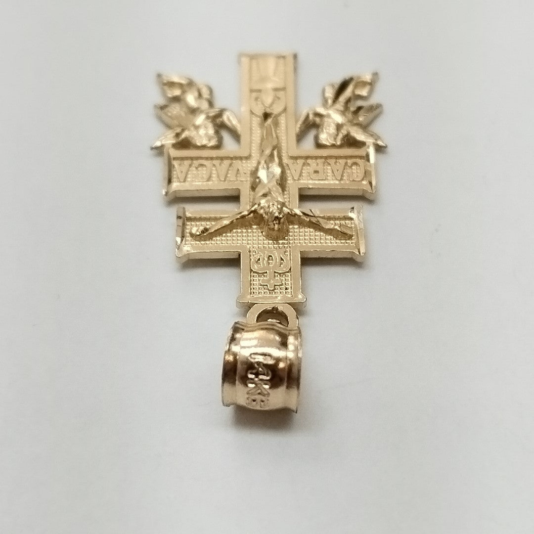 CRUZ DE CARAVACA ORO 14 K 2,80 GRMS (SEMINUEVO)