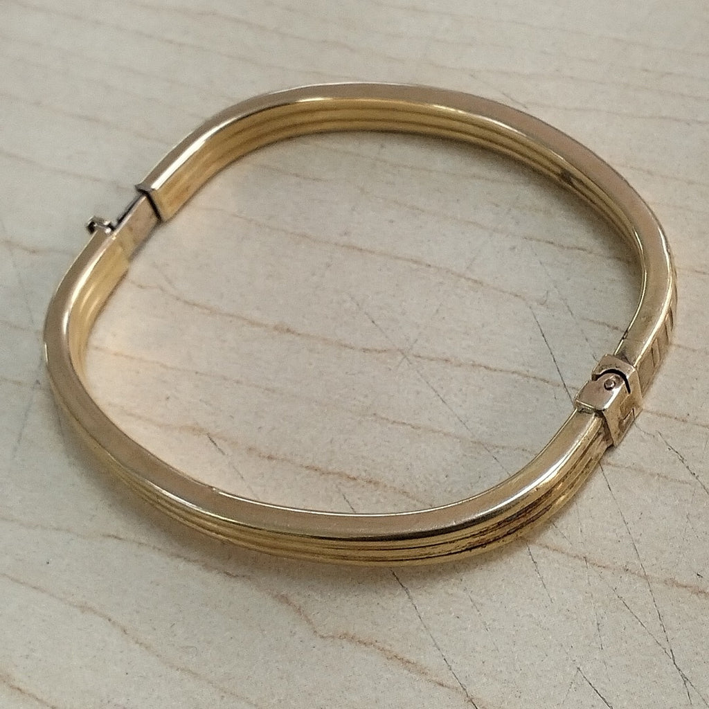PULSERA RIGIDA ORO 14 K 9,70 GRMS (SEMINUEVO)