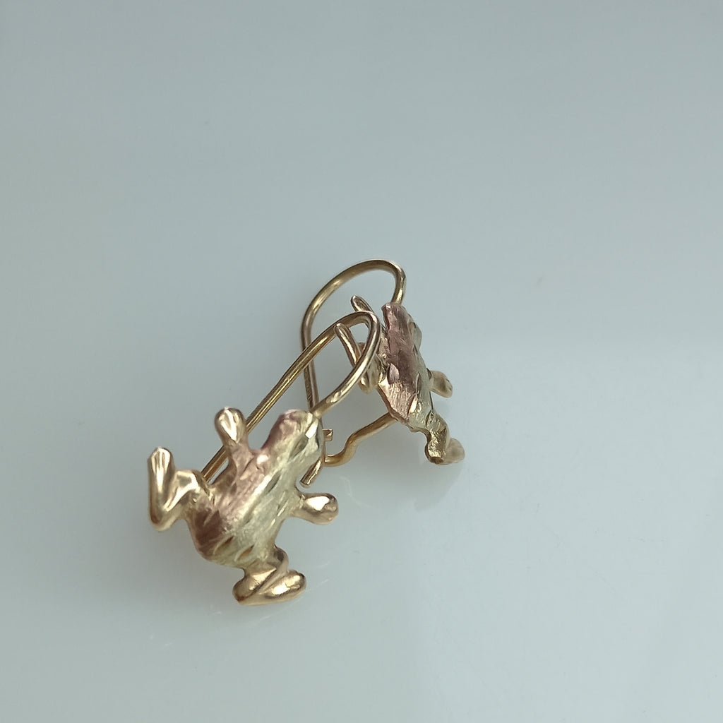 ARETES PAR ORO 10 K 1,10 GRMS (SEMINUEVO)