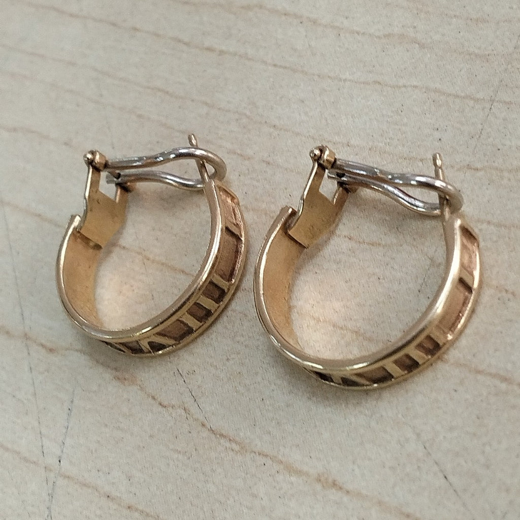ARRACADAS PAR ORO 10 K 6,80 GRMS (SEMINUEVO)