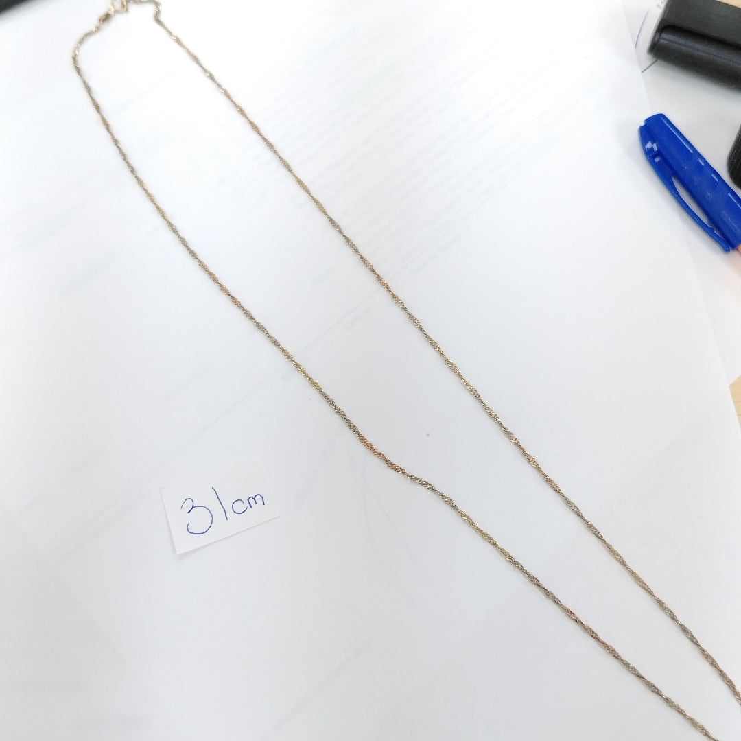 CADENA ORO 10 K 2,40 GRMS (SEMINUEVO)