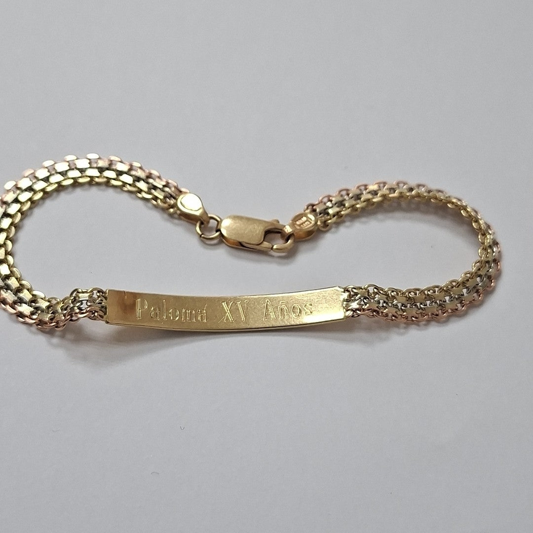 ESCLAVA ORO 14 K 7.3 GRMS (SEMINUEVO)