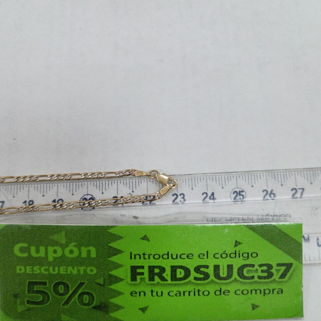 CADENA ORO 14 K 3.8 GRMS (SEMINUEVO)