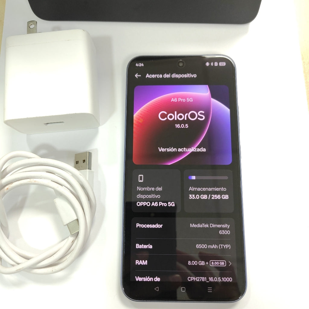 CELULAR OPPO A6 PRO CPH2781 (2025) 256 GB 8 GB RAM (SEMINUEVO)