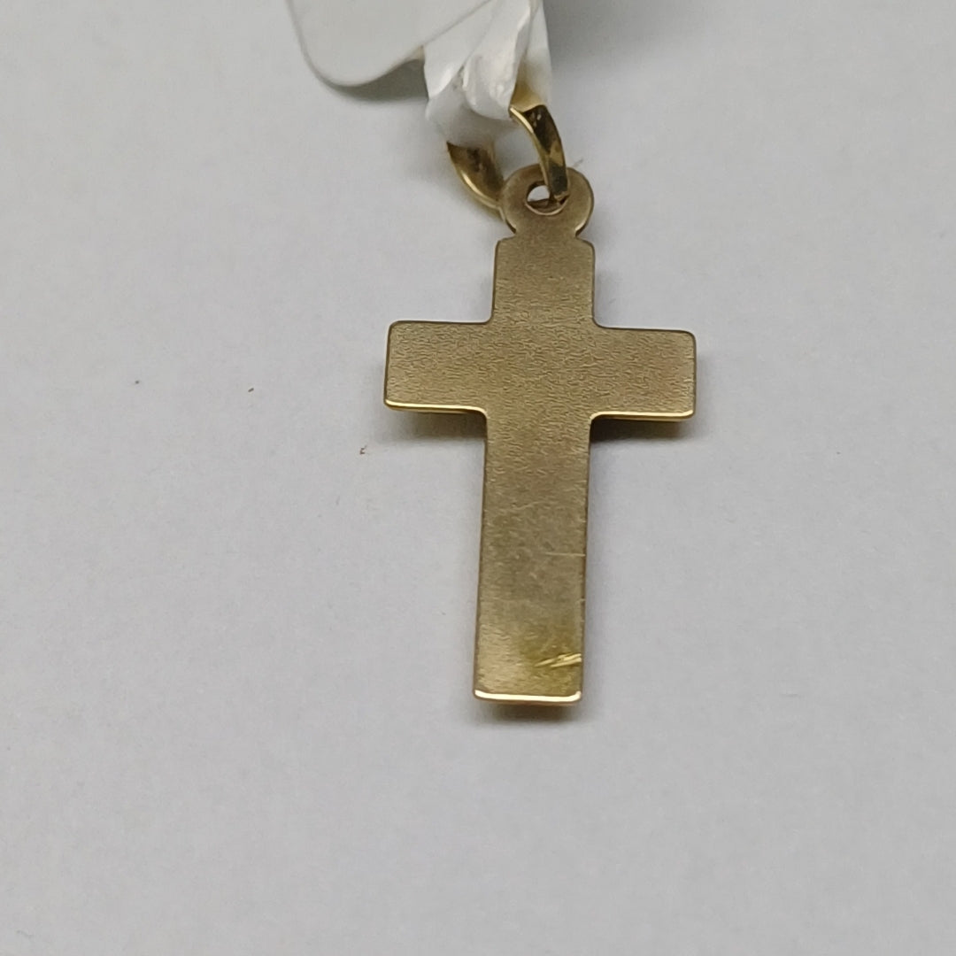 CRUZ, DIJE ORO 14 K 0.7 GRMS (SEMINUEVO)