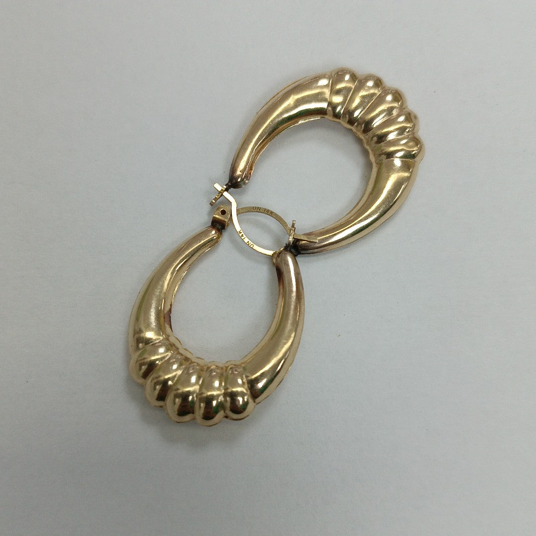 ARETES PAR ORO 14 K 3,60 GRMS (SEMINUEVO)