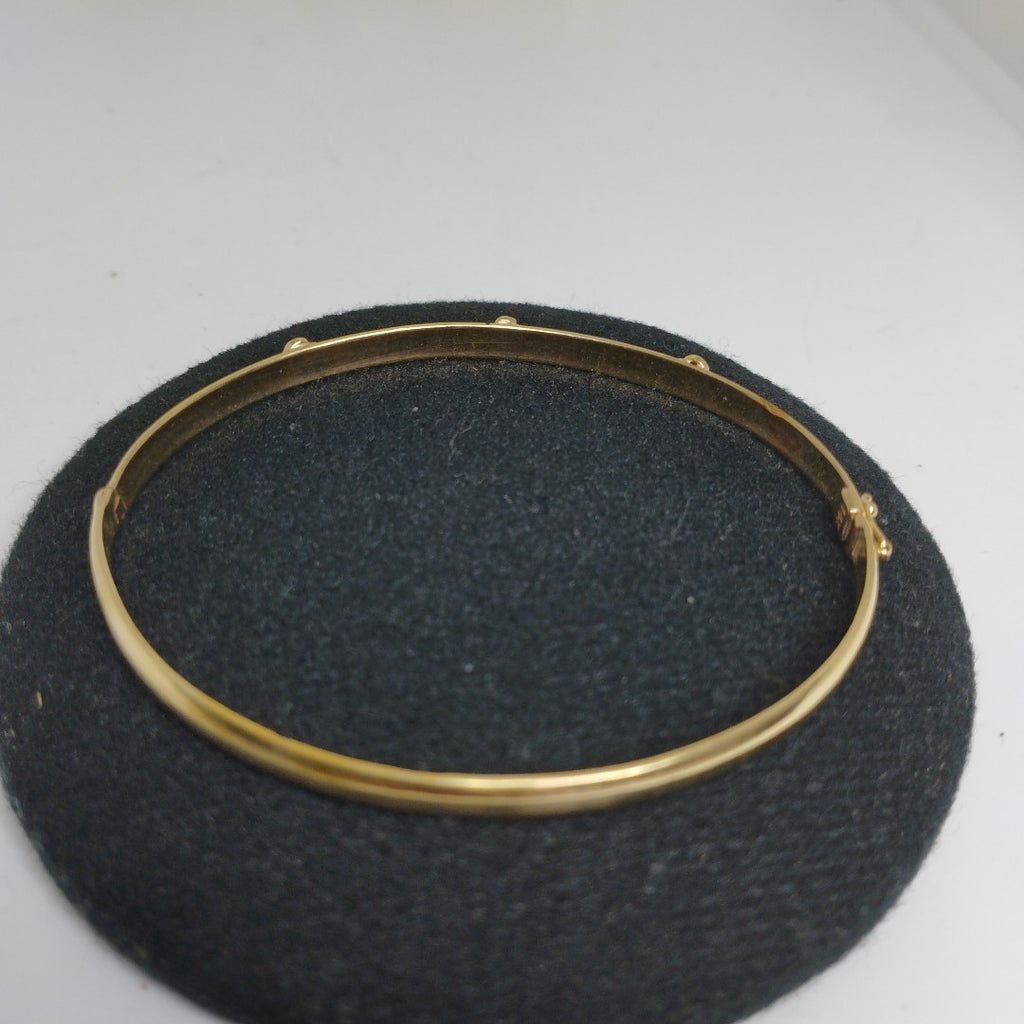 PULSERA RIGIDA ORO 14 K 7.6 GRMS (SEMINUEVO)