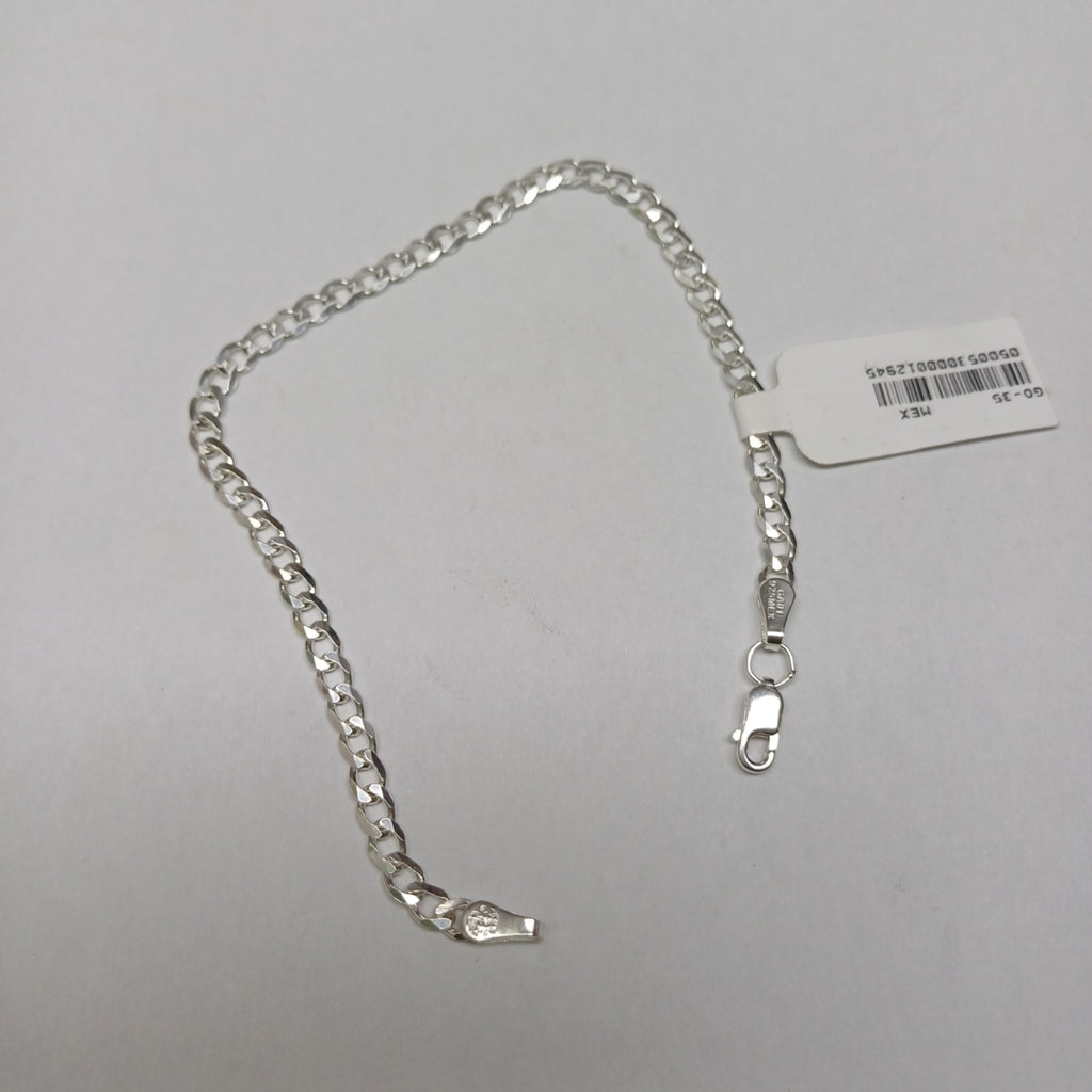 PULSERA BARBADA PLATA .925 21 CM 4.2 GR (NUEVO)