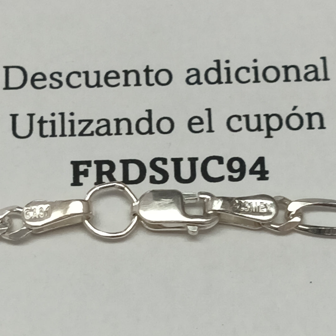 CADENA 3X1 PLATA .925 55 CM 7.12 GR (NUEVO)